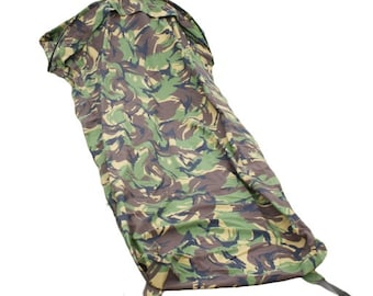 Genuine Dutch Army Bivy Cover Woodland Gore-Tex Type Camo Bivvi Bag SIZE L ZIP BROKEN!