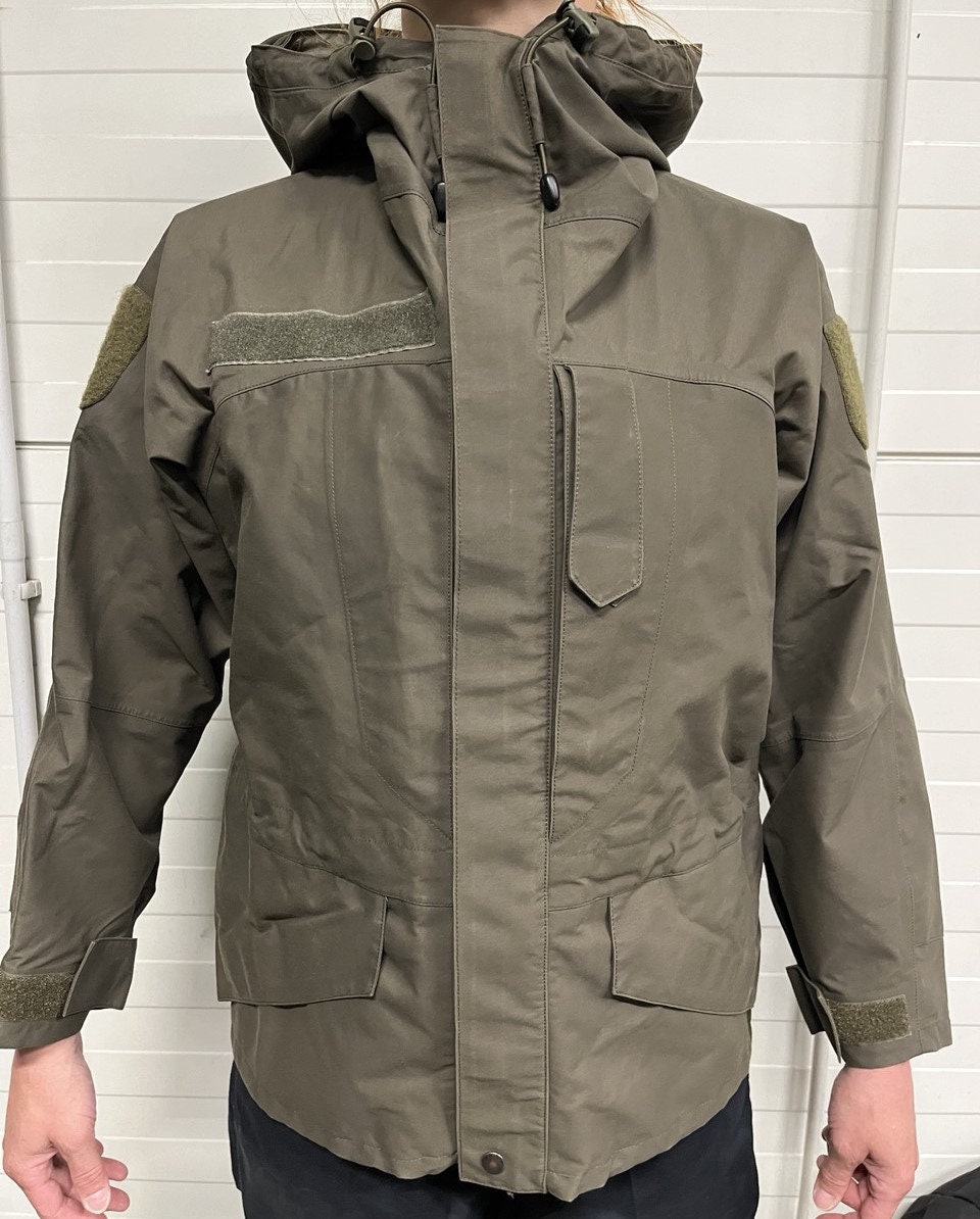 Austrian Army Waterproof Jacket With Armpit Zippers Xsmall