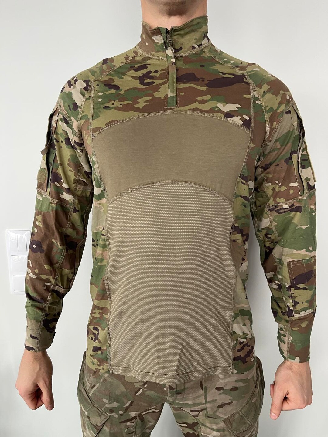 Genuine US Army Flame Resistant 1/4 Zip Combat Shirt UBACS Size XL ...