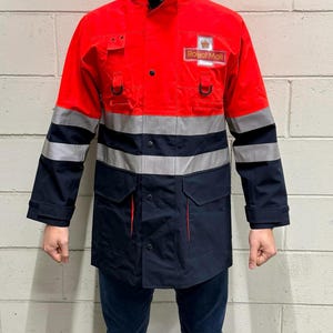 Original Britischer ex-Royal Mail Regenparka in Gr. S
