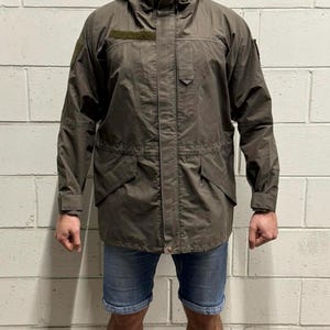 Austrian Army Waterproof Jacket with armpit zippers Medium Long
