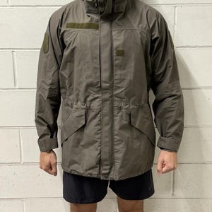 Austrian Army Waterproof Jacket with armpit zippers Medium Long