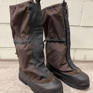 Original MEINDL Austrian Army Expedition Mountaineering Gore-Tex® Boots, brown size UK9/EU43