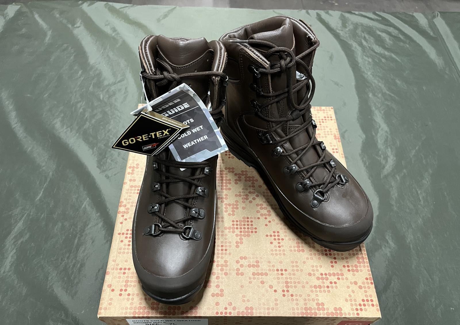 US Military‎ Cold Weather GORE-TEX Black Leather Combat Boots Mens 7.5R Military boot 8.5 (41.5) New | Mercari main image 2