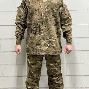 Britische Armee Leichtbau Set Anzug Wasserdichte Jacke und Hose MVP MTP Größe XL