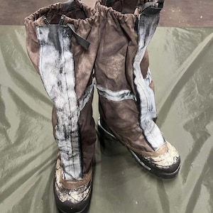 Original MEINDL Austrian Army Expedition Mountaineering Gore-Tex® Boots, brown size UK8/EU42