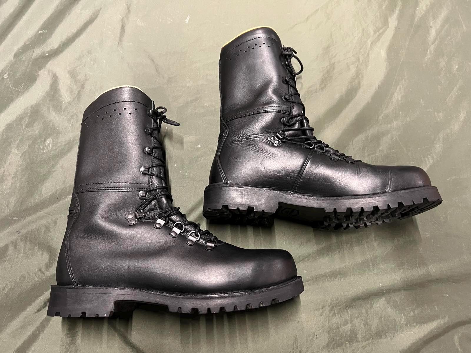オーストリア軍 ÖBH フルライニングレザーコンバットブーツ（金属製 