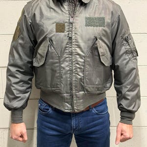 Chaqueta de aviador CWU-45/P de la Fuerza Aérea de EE. UU., talla grande
