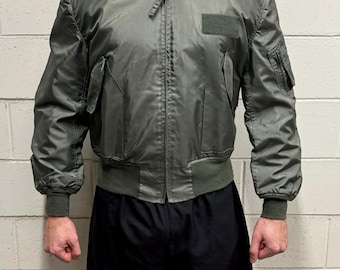 Gibson & Barnes Beige Flight Jacket FSL-36 Type Size Xlarge Made