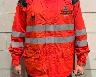 Original British ex-Royal Mail Waterproof Rain Jacket Size XL