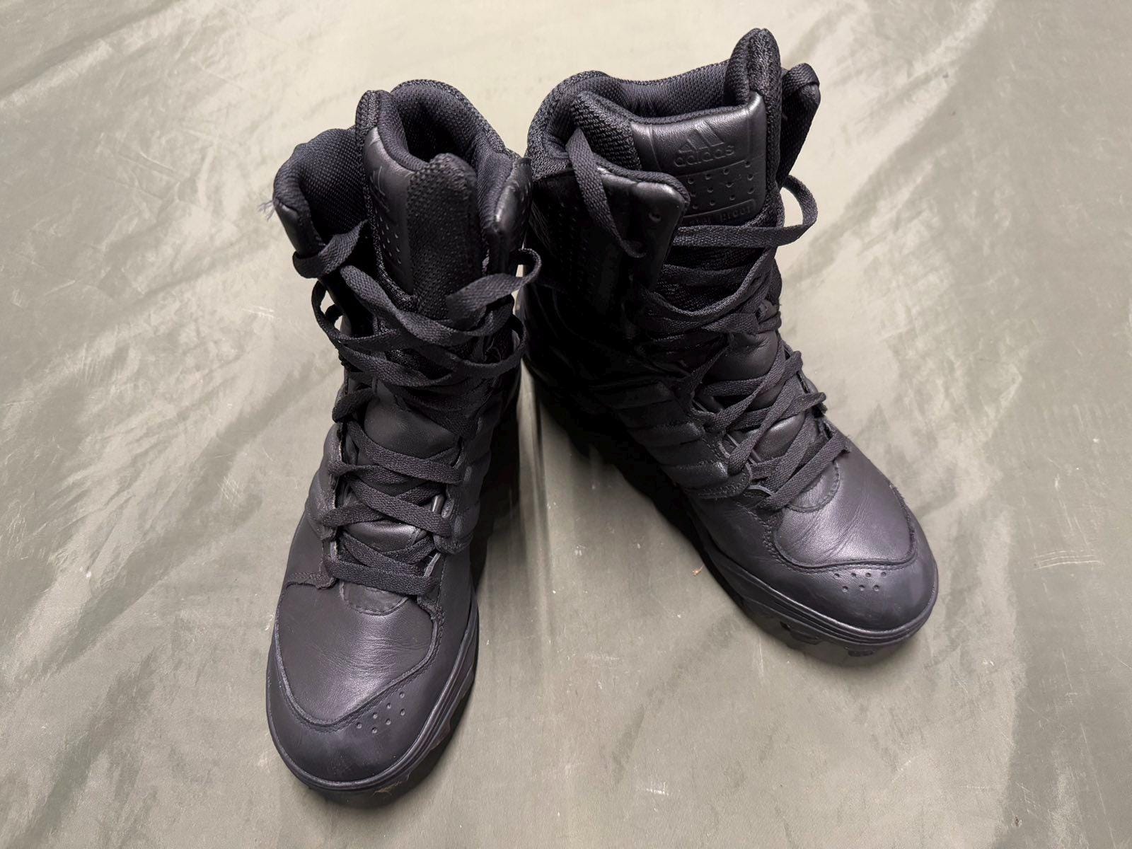 Adidas GSG 9.2 Tactical Boots Swat Black Leather Combat Boots UK7