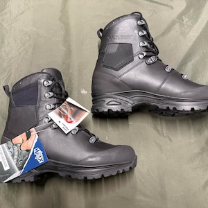 NEW HAIX Dutch Army Combat Boots Black 260M UK7/US8/EU41