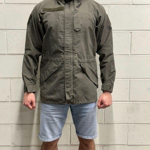 Austrian Army Waterproof Jacket with armpit zippers Small Long