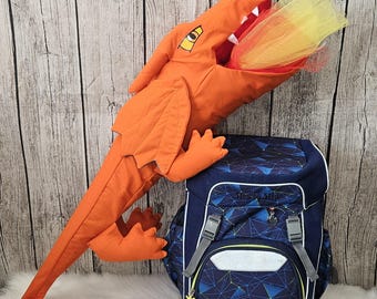 Schultüte „Glühschwanz“, verschiedene Farben, Drachenschultüte