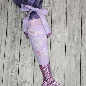Schultüte Meerjungfrau aus Stoff / 70cm für Mädchen