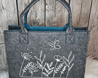 Filztaschen Geschenk bunt robuste Filztasche mit einer