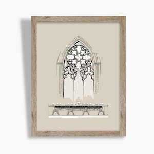 Last Supper Sketch Print: Minimalist Christian Wall Art (Digital Download)
