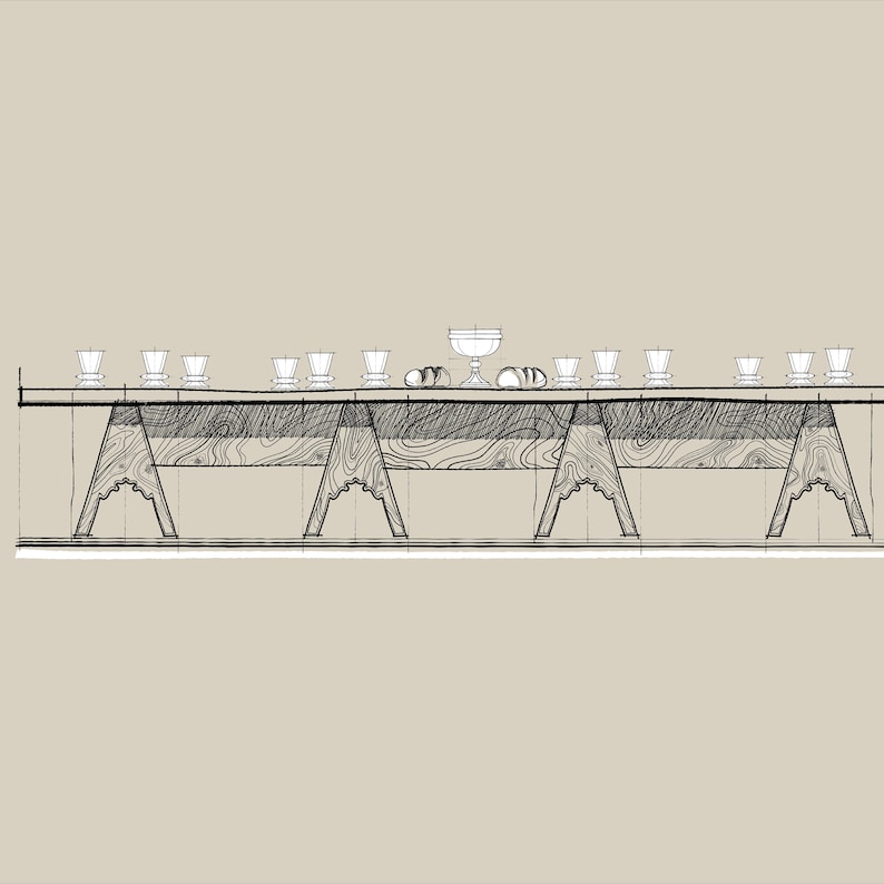 Modern Last Supper Print Last Supper Wall Art Jesus Art Work - Etsy