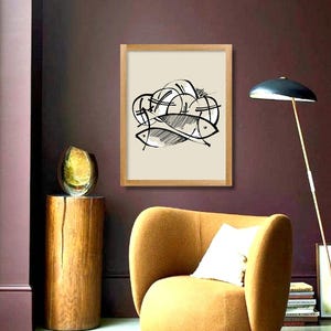 5 Loaves and 2 Fish Sketch Print: Minimalist Bible Verse Art (Digital Download)