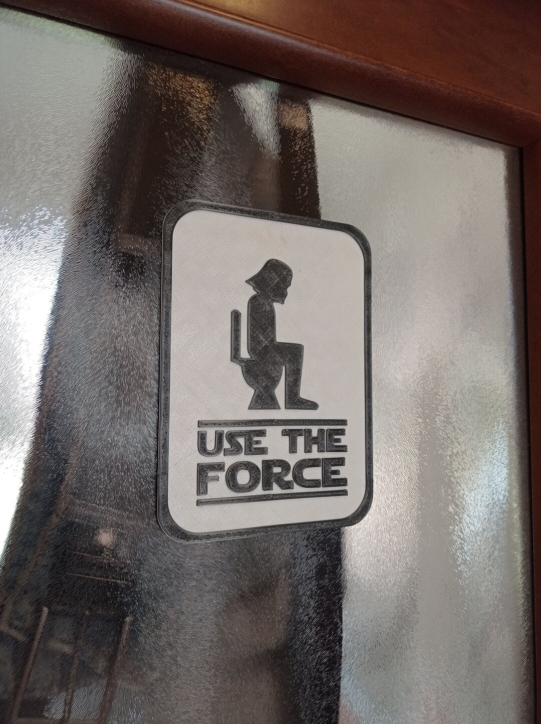 Décalcomanie Star Wars USE THE FORCE Pour Toilettes - 2 Pièces Humoristiques