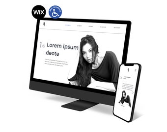 Customizable Wix template for photographers to showcase portfolio and services. Stand out with a unique, creative online presence.