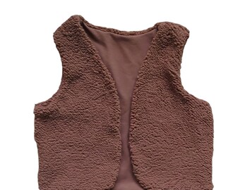 Gilet orsacchiotto marrone