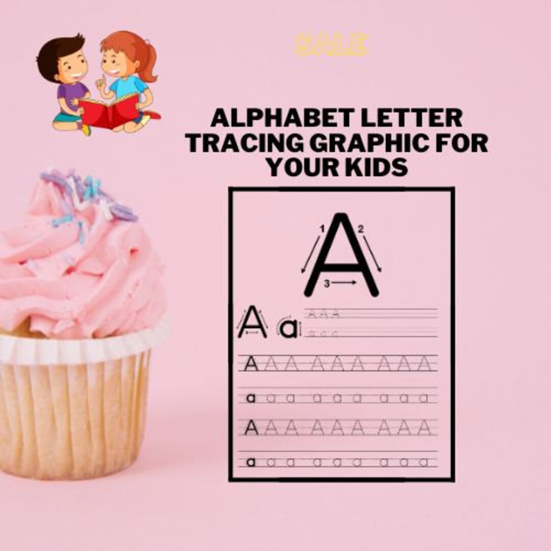 Alphabet letter tracing for your kids easy to use learn with etsy