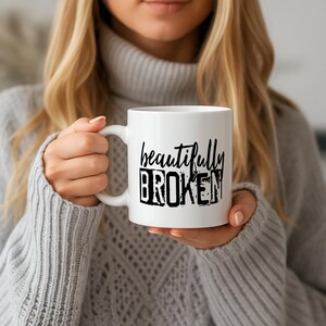 Beautifully Broken Digital Download SVG PNG EPS | Cutfile, Clipart, Vector, Cricut image 2
