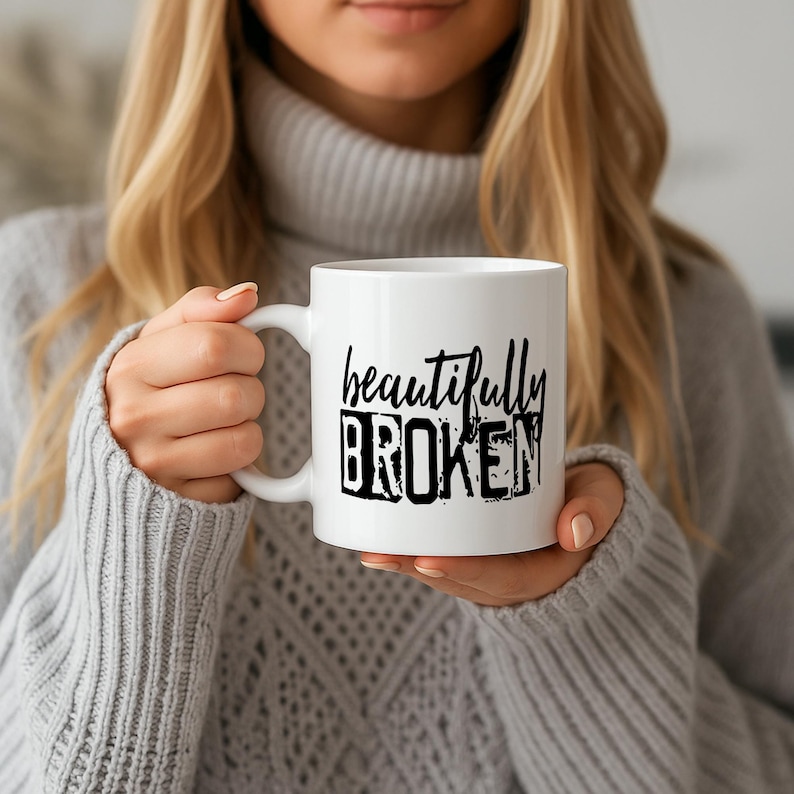 Beautifully Broken Digital Download SVG PNG EPS | Cutfile, Clipart, Vector, Cricut image 2