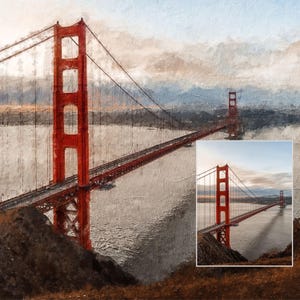 Photo to Oil Painting, Personalized Gift For Parents, Birthday Gift Ideas For Husband, Custom Landscape Painting, Painting From Photo