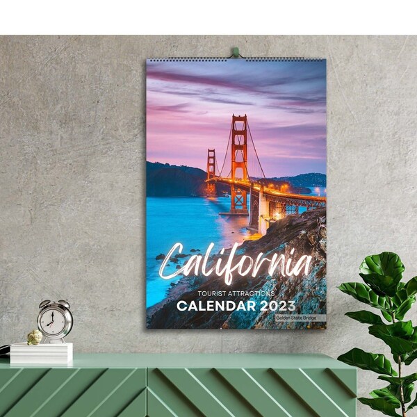 California Calendar Etsy
