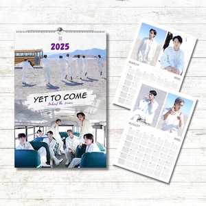 BTS Yet To Come 2026 Calendar, Behind The Scenes, BTS Wall Calendar, K-pop, K-pop Idol, Bts Army, Bts Fandom