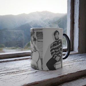 Mok RM Suprise, Rap Monster, BTS Kim Nam-joon, van kleur veranderende mok, mok met kleurverandering, 11 oz, magische mok