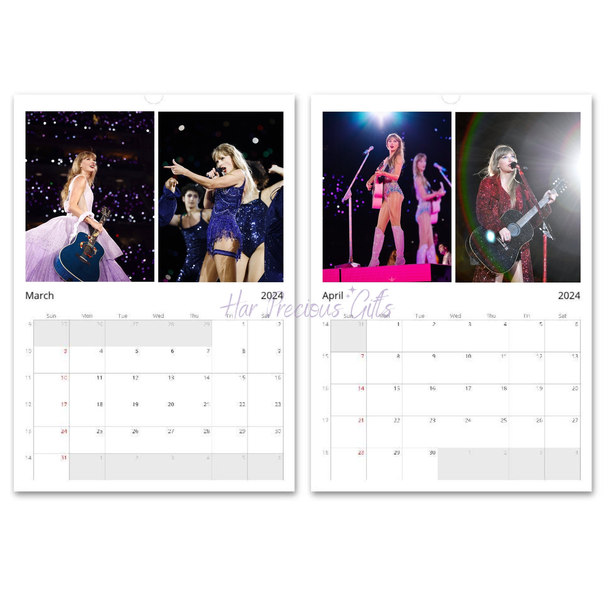 Eras Tour Calendar 2024, Taylor The Eras Tour Poster
