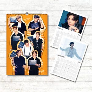 BTS Wall Calendar, Calendar 2026, K-pop, K-pop Idol, Bts Army, Bts Fandom