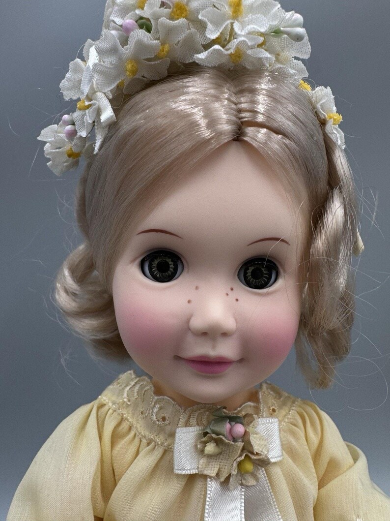 Effanbee Vintage 1980 Collectors Choice Plastic Vinyl Doll 10 Inch Blonde Hair image 2