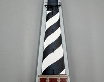 VTG 1995 Cape Hatteras East Coast Lighthouse Series Hometown Collectibles READ DETAILS