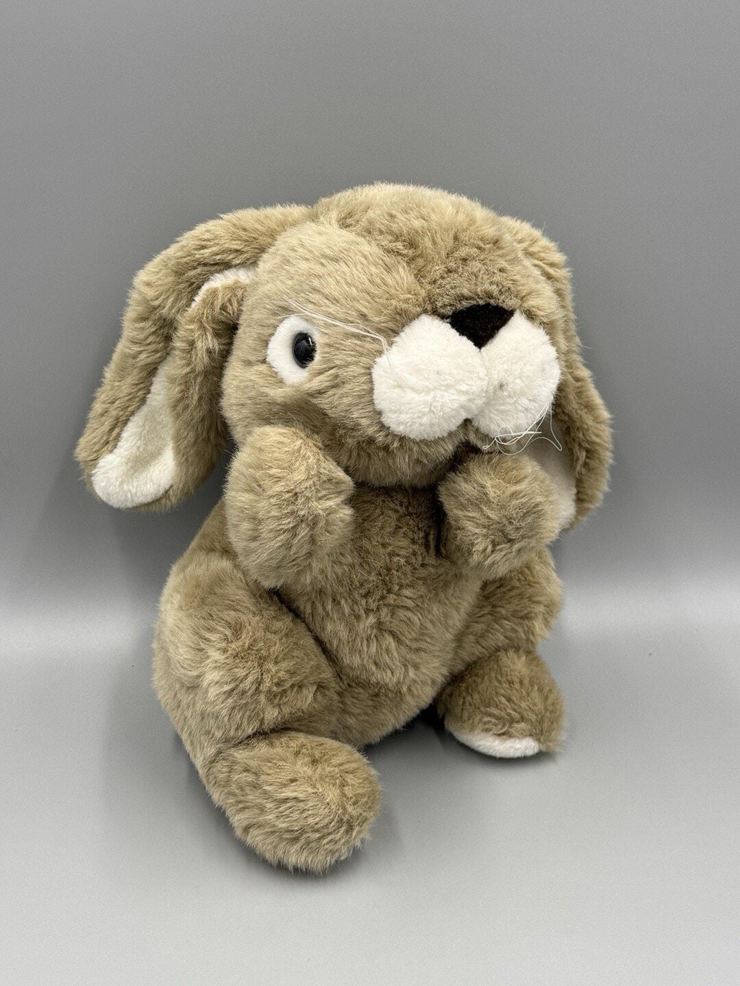 Cuddle With Toy Rabbit Vintage CUDDLE WIT Bunny Rabbit Plush 12” Stuffed Animal Long Ears No ...