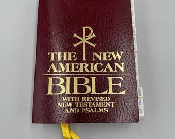 The New American Bible w/ Revised New Testament And Psalms St. Josephs Ed. READ