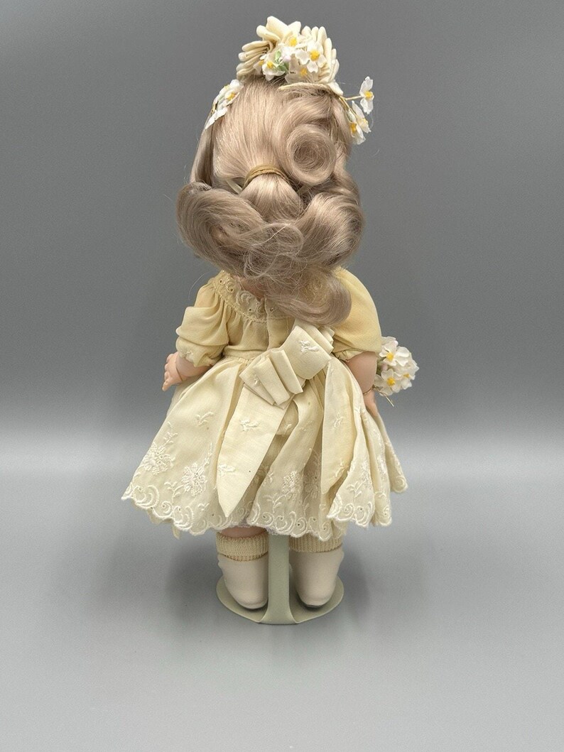 Effanbee Vintage 1980 Collectors Choice Plastic Vinyl Doll 10 Inch Blonde Hair image 10