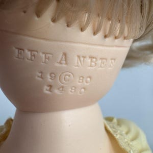 Effanbee Vintage 1980 Collectors Choice Plastic Vinyl Doll 10 Inch Blonde Hair image 7