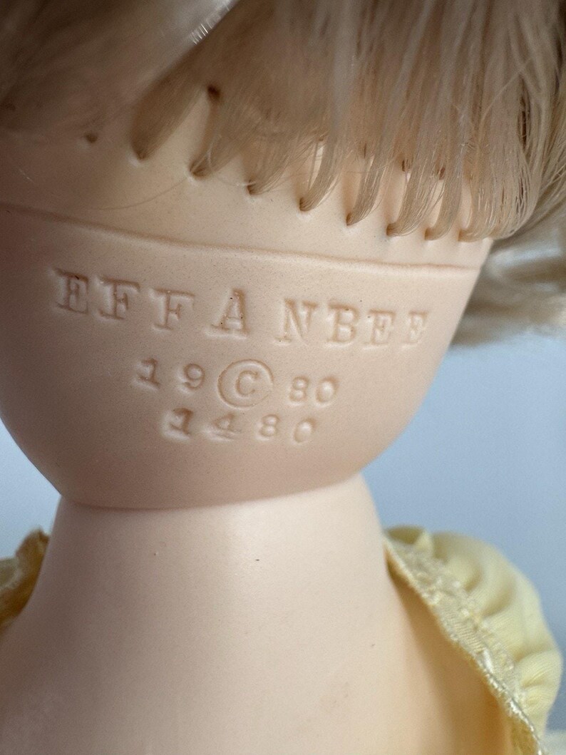 Effanbee Vintage 1980 Collectors Choice Plastic Vinyl Doll 10 Inch Blonde Hair image 7