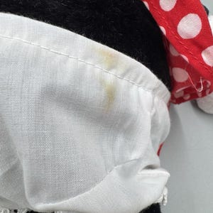 Vintage Disney Polka Dot Dress Minnie Mouse Plush 15” Stuffed Doll READ DETAILS image 7