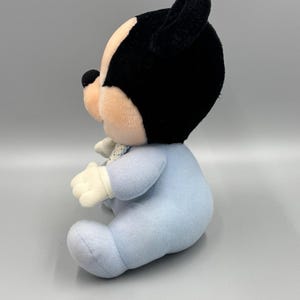 Vtg 1984 Hasbro Softies Baby Mickey Mouse Disney Blue Plush 11” Stuffed Doll image 5