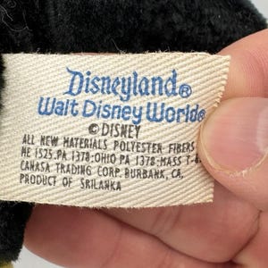 Vintage Disneyland Walt Disney World Minnie Mouse Pluszowa 7-calowa pluszowa zabawka PRZECZYTAJ SZCZEGÓŁY zdjęcie 6