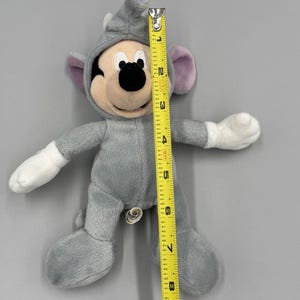 Disney Parks World Mickey Mouse As Elephant Plush Doll 8” Stuffed Beanbag Toy image 4