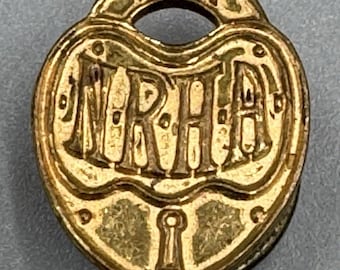 Vintage Iowa NRHA Screwback National Reining Horse Association Lapel Pin