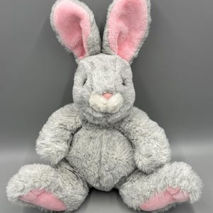 Peluche Lapin Oreilles Tombantes – 35 Cm – Rose – Doux Et Câlin – Cadeau Bébé Fille Pâques Noël