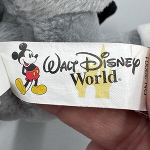 Disney Parks World Mickey Mouse As Elephant Plush Doll 8” Stuffed Beanbag Toy image 9