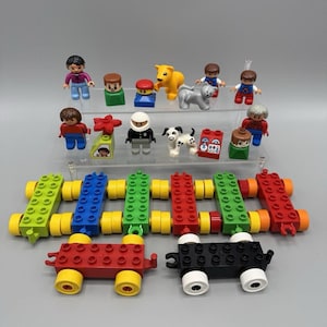 Vintage Lego Duplo Preschool Mixed Lot Blocks People Animals